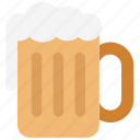 ale, beer, beer mug, chilled beer, drink