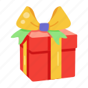 present, gift box, surprise, hamper, wrapped box
