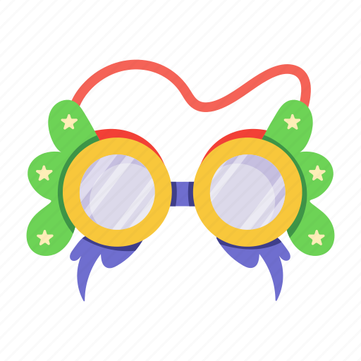 Party glasses, party goggles, party prop, eye prop, eyeglasses icon - Download on Iconfinder