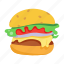 hamburger, burger, cheeseburger, fast food, junk food 