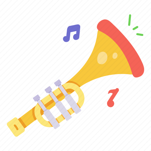 Cornet, trumpet, musical instrument, trumpet music, musical horn icon - Download on Iconfinder