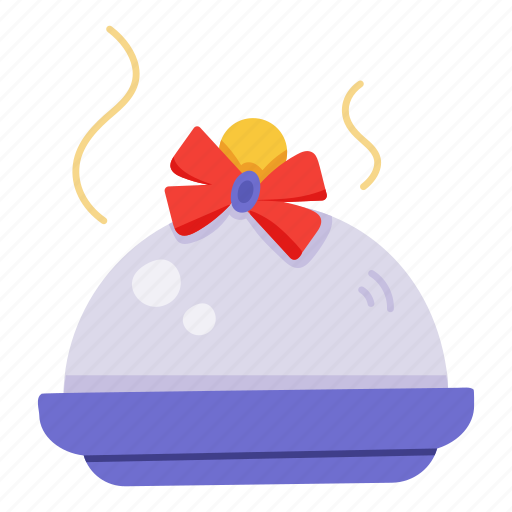Serving dish, food lid, cloche, food cover, order serving icon - Download on Iconfinder