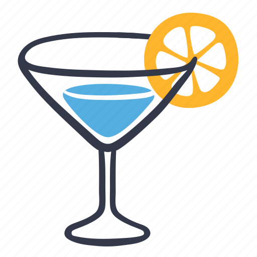 Cocktail, drink, lemon, beverage, citrus, cup icon - Download on Iconfinder