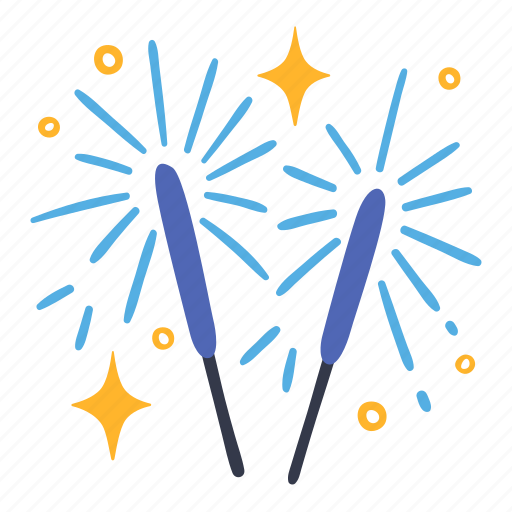 Sparklers, fireworks, celebrate, party icon - Download on Iconfinder