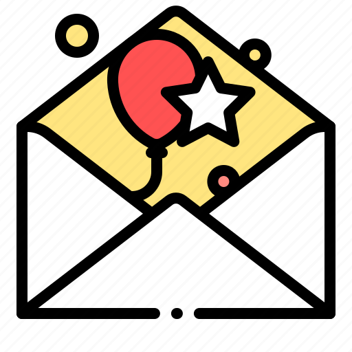Envelope, invitation, mail, party icon - Download on Iconfinder