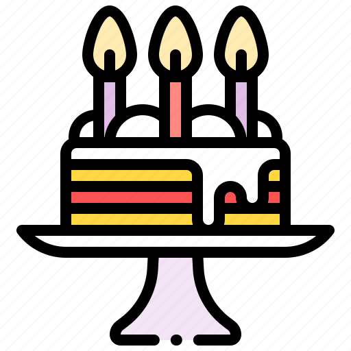 Birthday, cake, dessert, party icon - Download on Iconfinder