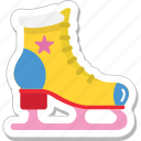 ice skates, skate boots, skating, sports, winter