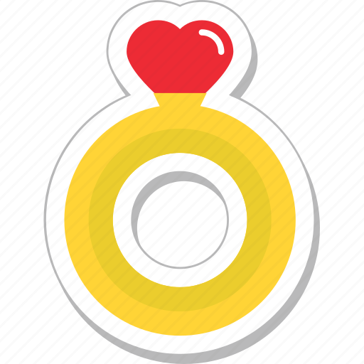 Gem, heart, jewel, ring, wedding ring icon - Download on Iconfinder