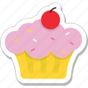 cupcake, dessert, fairy cake, food, muffin
