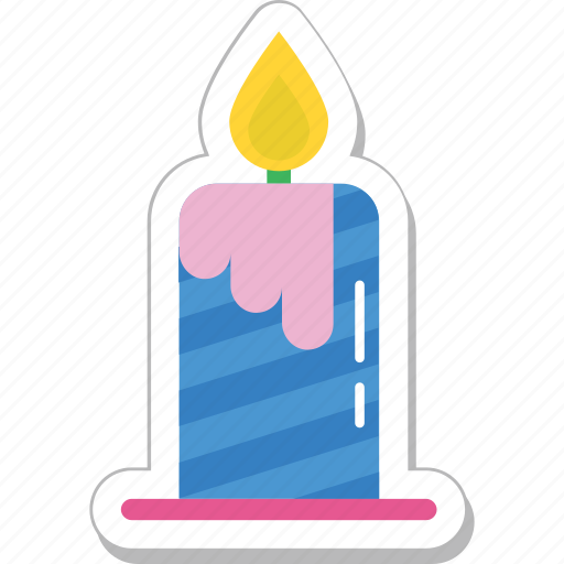 Burning, candle, christmas candles, decoration, flame icon - Download on Iconfinder