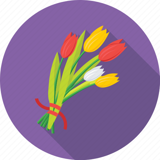 Bouquet, flowers, gift, present, tulips icon - Download on Iconfinder
