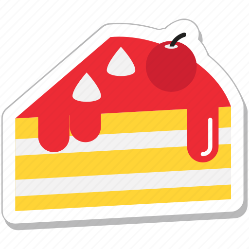 Bakery, cake piece, dessert, food, sweet sticker - Download on Iconfinder