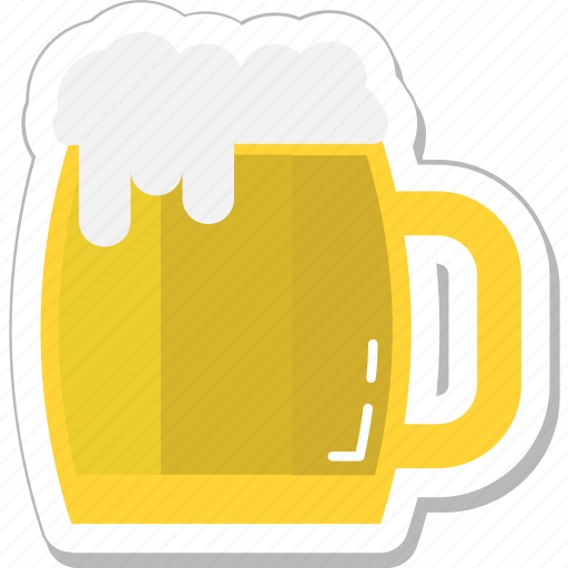 Beer mug, beer pint, beer stein, beer tankard, pint glass sticker - Download on Iconfinder