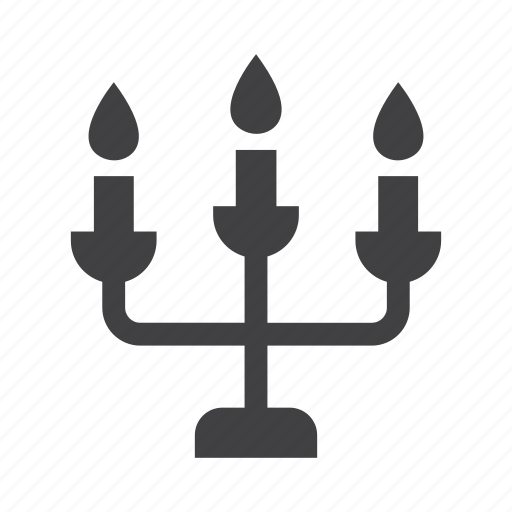 Candlestick, decoration, candle, flame icon - Download on Iconfinder