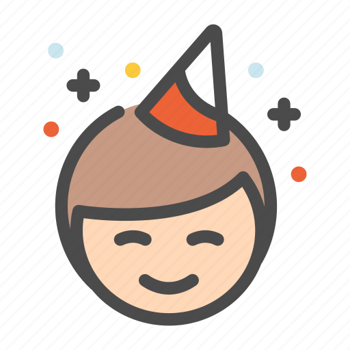 Party, boy, celebration, holiday, birthday icon - Download on Iconfinder