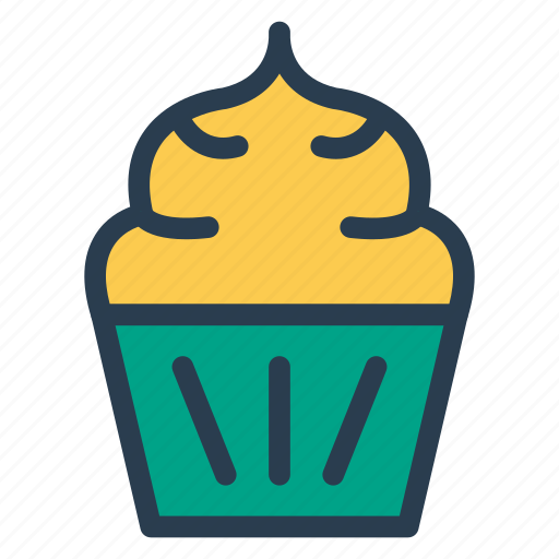 Cake, muffin, pastry, sweet icon - Download on Iconfinder