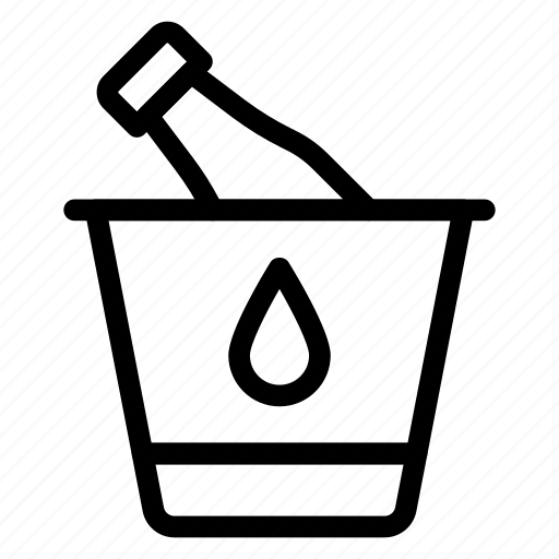 Basket, bottle, cart, trolley icon - Download on Iconfinder