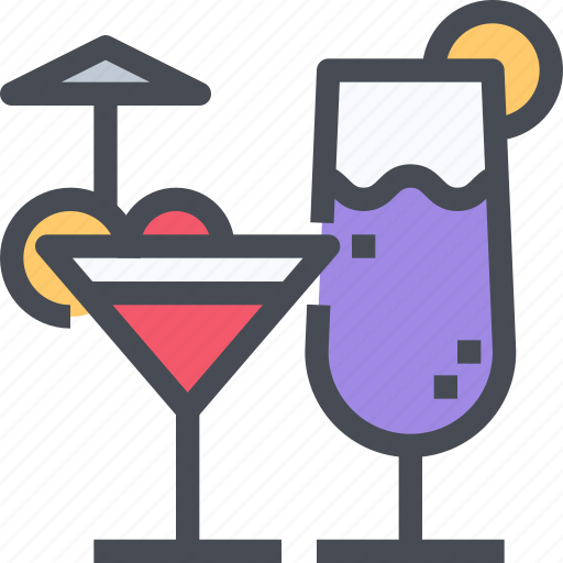 Beverage, cocktail, drink, glass, party icon - Download on Iconfinder