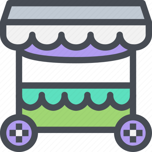 Bar, carnival, party, trolley icon - Download on Iconfinder