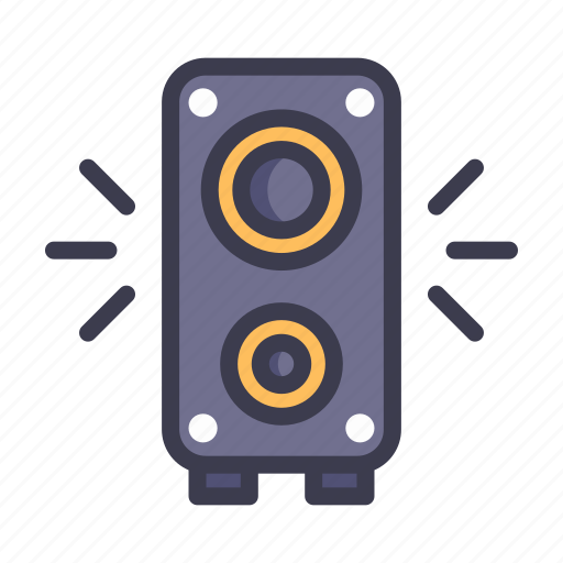 Party, celebration, festival, event, birthday, speaker, bass icon - Download on Iconfinder