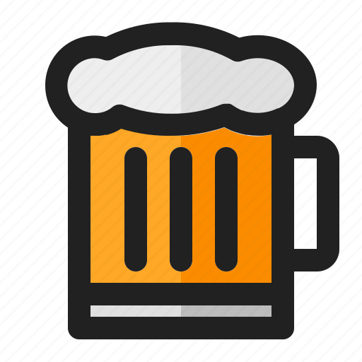 Alcohol, bar, beer, drink, glass, lager, mug icon - Download on Iconfinder
