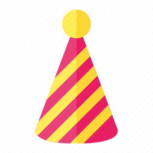 Birthday, celebration, cone, decoration, fun, hat, party icon - Download on Iconfinder