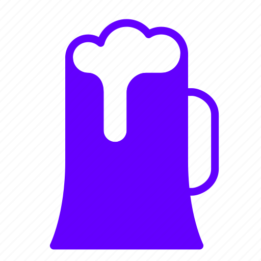 Alcohol, beer, glass, tankard, beverage, drink, foamy icon - Download on Iconfinder