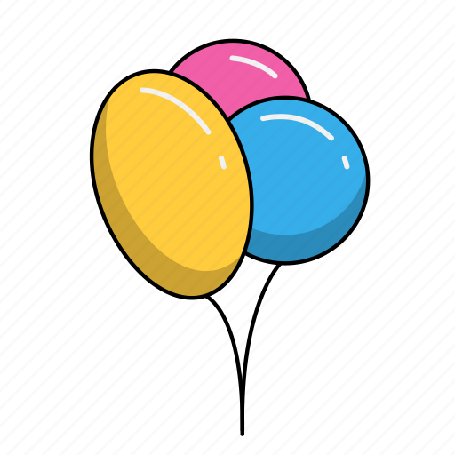 Birthday, holiday, party, celebration, balloons icon - Download on Iconfinder