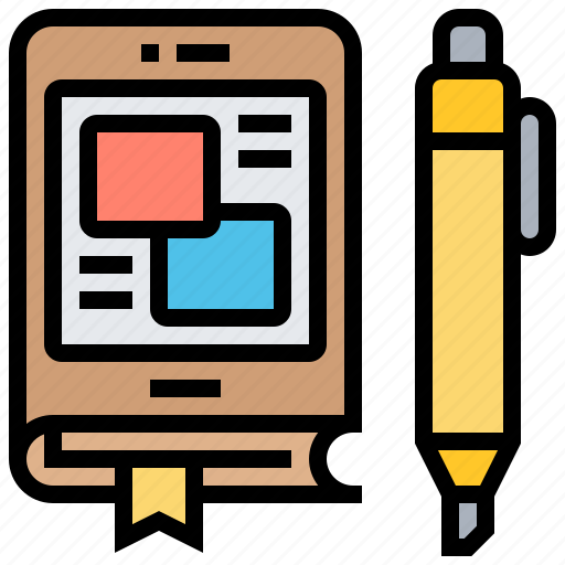 Book, diary, electronics, selling, writing icon - Download on Iconfinder