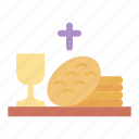 bread, wine, passover, holy week, crucifixion, messiah, last supper, holy, cross