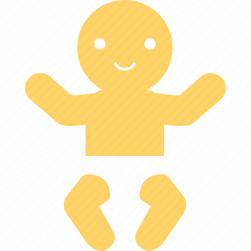 Diaper, doll, infant, kid, puppet, smile, toy icon - Download on Iconfinder