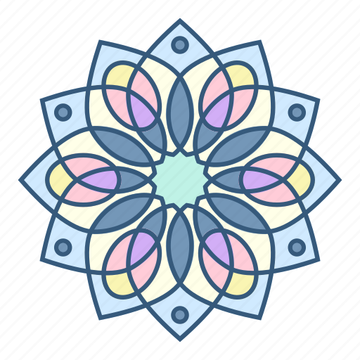 Decoration, floral, flower, mandala, nature, ornament icon - Download on Iconfinder