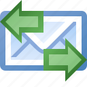 email, left, right