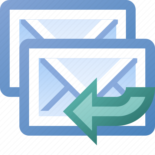 All, email, reply icon - Download on Iconfinder