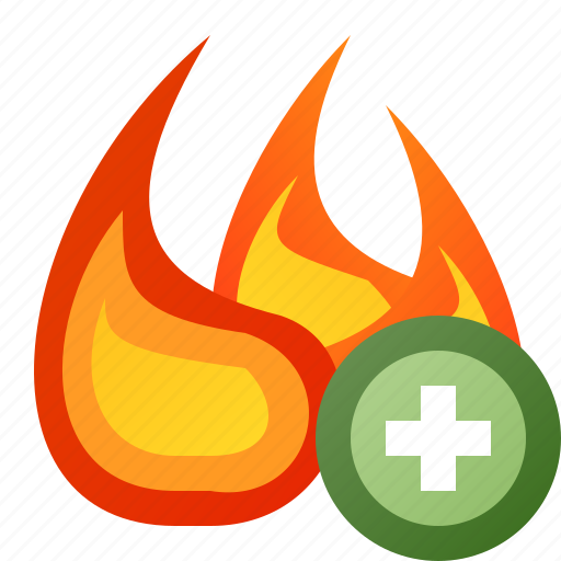 Add, fire, flame, junk icon - Download on Iconfinder