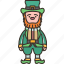 leprechaun, gnome, celtic, mascot, traditional 