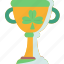 goblet, cup, shamrock, trophy, celebration 