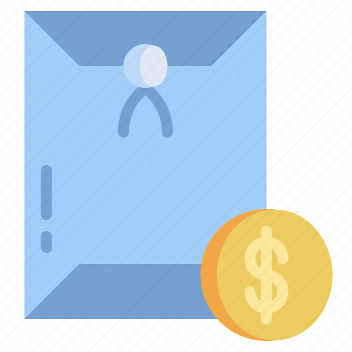 Envelope, payment, money, file, dollar icon - Download on Iconfinder