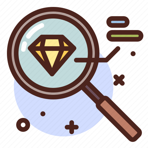 Magnify, glass, pawnbroker, store, exchange, value icon - Download on Iconfinder