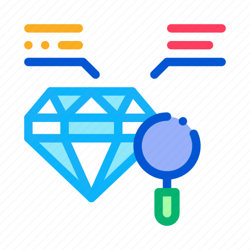Building, diamond, exchange, handshake, inspection, stone, study icon - Download on Iconfinder