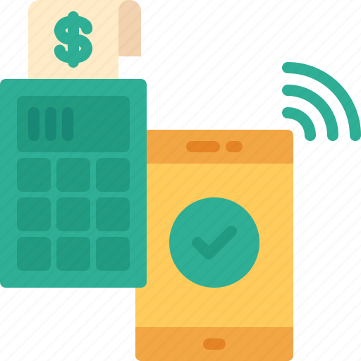 Cashless, edc, online, payment, pos, terminal, smartphone icon - Download on Iconfinder