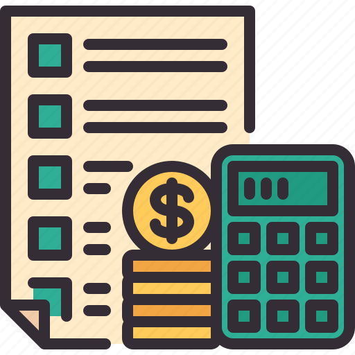 Budget, calculator, finance, cost, expenses icon - Download on Iconfinder