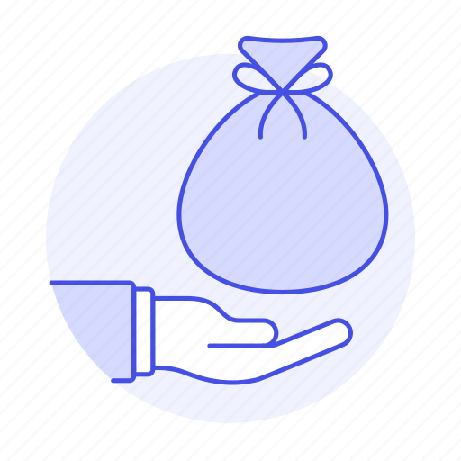 Bag, cash, dollar, hand, money, payment, traditional icon - Download on Iconfinder