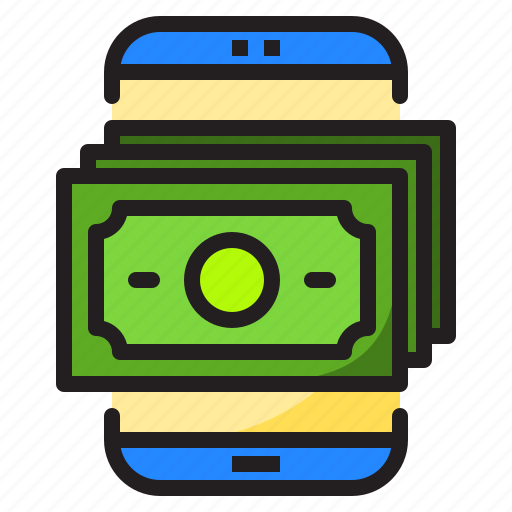 Currency, finance, mobilephone, money, payment icon - Download on Iconfinder