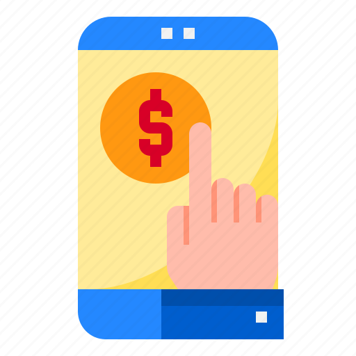 Finance, hand, mobile, money, payment, phone icon - Download on Iconfinder