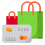 bags, card, credit, finance, money, payment, shopping 