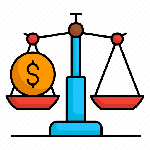 Balance, money scale, money balance, finance, payment icon - Download on Iconfinder
