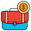 business, bag, briefcase, money bag, payment bag, finance 