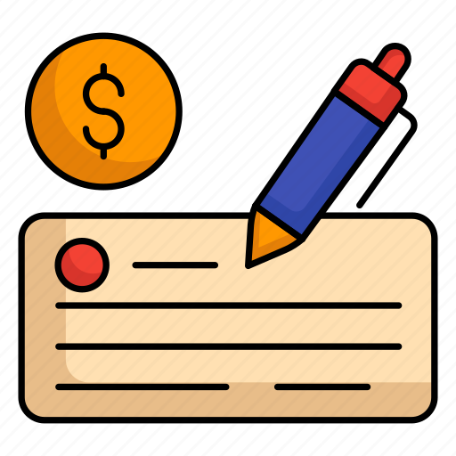Cheque, payment option, bank cheque, payment by cheque, payment icon - Download on Iconfinder