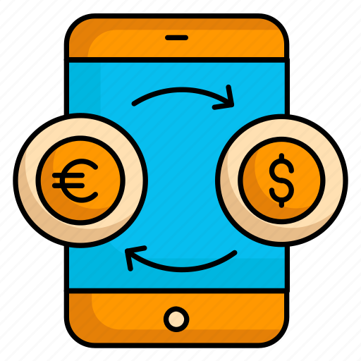 Money exchange, currency, currency exchange, mobile exchange, payment excha icon - Download on Iconfinder